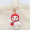 Llavero Peluche Colgante Tejido a Mano Pequeña Joyería Muñeco Caricatura Lindo Muñeco de Lana Accesorios para Bolso Transfronterizo