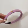 Faixa de Cabelo Fofa Estilo Coreano Doce com Aba Larga e Cano Alto para Mulheres, Faixa de Cabeça para Uso Diário no Verão, Novo Modelo 2026 com Toque de Luxo