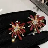 Acessórios de Orelha em Alta no Tiktok Estilo Ano Novo Brincos Vermelhos Personalizados Brincos da Moda Versáteis Tachos de Orelha Ganchos de Orelha Presilhas de Orelha para Mulheres