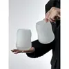 Estilo Ins Textura Mate Taza Calabaza de Aspecto Elevado Taza de Café Taza para Bebidas Frías de Té con Leche Diseño de Nicho Taza para Bebidas