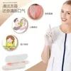 Set de caja limpiadora raspador de lengua en forma de U para venta al por mayor transfronteriza, limpiador de lengua de acero inoxidable, cepillo de lengua para higiene bucal, calidad de exportación