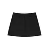 Traje de falda línea A falda mujer 2024 primavera cintura alta falda gris falda cadera pequeña falda adelgazante