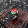 Anillo para Hombres Mayores Apertura Ajustable Estilo de Corte para Mujeres Diseño Retro de Nicho Marca de Moda Anillo de Estilo Frío Dedo Índice