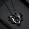 Pingente de Morcego Gótico Halloween Metal Asa Colar Acessório de Joia Amazon Tendência de Moda Personalizada