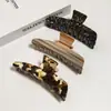 YHJ Nuevo Pinza de Tiburón de Ácido Acético Pinza de Agarre de Alto Color Plato de Baño Cola de Caballo Cabeza Trasera Pinza Francesa para el Cabello Mujeres