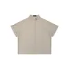 2025 Nuevo Estilo de Verano Casual y Versátil Versión Limpia Camisas Delgadas de Alta Gama para Hombres y Mujeres
