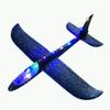 Pistola de avión de espuma juguete luminoso catapulta avión pistola exterior personal Vacaciones para niños modelo diy modelo pequeño