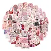 60 Peças da Equipe Nacional Franxx 02 Anime Caderno Decorativo Celular Tablet Manual Adesivo Impermeável Transfronteiriço Venda por Atacado