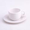Taza de Café Taza de Té de Melamina Imitación Porcelana Taza de Oreja Única Doble Oreja Taza de Sopa de Buffet Hotel Restaurante Taza de Agua Comercial
