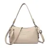Bolso de marca transfronteriza para mujer, bolso cruzado de cuero suave para dama, bolso pequeño nuevo 2025, bolso de hombro único, bolso de mano para madre de mediana edad