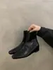 Botines con Aumento Interno Botas para Mujer 2025 Otoño e Invierno Nuevos Estilo Coreano Botines Cortos Sencillos Cremallera Trasera Punta Cuadrada Botas de Moda para Mujer