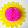 Girasol simulado girado a mano, accesorios de girasol plegables, flor, accesorios de baile para la etapa de jardín de infantes, venta al por mayor