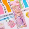 En stock Pegatina de Tarjeta Láser Goo Calcomanía de Dibujos Animados para Niños Calcomanía de Bono Creativa para Manualidades Goo Chuck Bolsa de Materiales para Diario Calcomanía