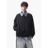 Jaqueta Patchwork de Xadrez Falsa Duas Peças Nova para Homens Primavera 2026 J6506-TeP60 Preço de Varejo Sugerido 148
