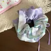 Nuevas Gomas para el Cabello, Pinzas para el Cabello, Cuerdas para el Cabello, Diademas a Cuadros Azules y Morados para Niños