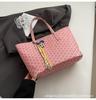2025 Novo Estilo Bolsa Feminina Coreia do Sul Bolsa Cesta de Compras Bolsa Tote Bolsa de Mão Grande Capacidade Moda Bolsa de Ombro