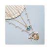 Joyería Transfronteriza Europea y Americana Estilo Océano Metal Estrella de Mar Concha Set de Collar Diseño Collar de Concha Joyería para Mujer