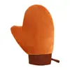 Luvas Aplicadoras de Loção Corporal, Luvas de Bronzeamento com Ponta de Veludo, Aplicador de Óleo Essencial, Aplicador de Protetor Solar, Luvas para Massagem e Banho Preguiçosas