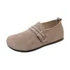 26 Zapatos de Tela de Pekín Estilo Nuevo de Primavera, Planos Cómodos Modernos Suela Suave Slip-On Casuales para Mujer