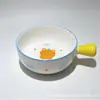 Nuevos Tazones con Mango de Cerámica al por Mayor de Fabricantes, Tazones Domésticos Infantiles de Alta Calidad Estilo Caricatura con Formas Únicas y Mangos Individuales, Fáciles de Sostener