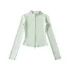 Chaqueta con Capucha Corta de Manga Larga, Cardigan, Pantalones Casuales de Micro-Campana Levanta Glúteos, Conjunto de Ropa Deportiva