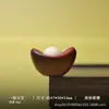 Lindo juguete de prensa de madera para aliviar el estrés, mini gadget creativo hecho a mano para aliviar el estrés, pequeño gadget portátil, adorable colgante