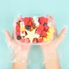 Guantes Desechables Empacados Individualmente para Barbacoa de Cangrejos para Llevar, Guantes de Plástico Engrosados para Catering de Adultos