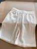 Shorts de Punto Jacquard con Patrón de Trigo Estilo Old Money para Niños, Verano, Tejido Pesado, Deportivos, Juveniles, Holgados, Casuales