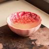 Taza de Té de Cerámica Rosa Ru de Fábrica Taza de Bol Grande Peonía Tianxiang Color Nacional Rojo Juego de Té Kung Fu Taza de Maestro Taza de Té de Gama Alta