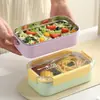 Caja de Almuerzo de Acero Inoxidable Aislado 304 de Aspecto Elevado, Caja de Almuerzo para Microondas, Horno, Estudiante, Trabajador de Oficina, Caja de Almuerzo Sellada, Venta al por Mayor