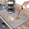 Bancada de Cozinha Tapete Absorvente de Lama Diatomácea Tapete Antiderrapante Mesa de Jantar Tapete Drenante Isolante Mesa de Bar Tapete Secador de Louça Máquina de Café