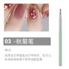Set de Bolígrafos para Uñas con 6 Pinceles, Bolígrafo con Función de Fototerapia para Dibujo de Líneas, Pintura de Flores y Belleza Morandi