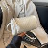 Bolso Pequeño de Diseño de Nicho para Mujer, Nuevo Estilo Coreano Verano 2026 Bolso de Hombro Cruzado Individual con Patrón Tejido, Bolso Portaplumas de Moda y Versátil