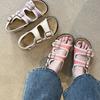 Zapatos Birkenstock con Hebilla de Cinturón y Suela Gruesa para Usar al Aire Libre, Sandalias Casuales de Punta Abierta, Sandalias Versátiles de Una Sola Tira, Zapatos de Playa Versátiles que Aumentan la Altura