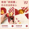 Mantel de Mesa de Año Nuevo, a Prueba de Aceite, Impermeable, No Requiere Lavado, Anti-Quemaduras, Mantel para Mesa de Café con Atmósfera Roja, Protector de Mesa con Dibujo Animado del Año del Caballo