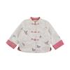 Wu Lib - Traje nuevo de estilo chino para niña, vestido Tang de otoño, chaqueta Magma de dos botones, abrigo, falda exquisita, traje de moda