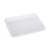 Bandeja Rectangular Espesa de Plástico Tamaño A5 Bandeja Baja Hecha a Mano Almacenamiento PP Plástico Multiusos Extensión de Agua Cuadrada para Pintura