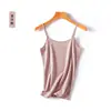 Camisola de Verão Feminina Feita de Algodão Modal Lenzing, Adequada para Uso Interno e Externo, com Toque de Luxo, Cobrindo os Seios Laterais e Alças Ajustáveis