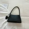 Bolsa de ombro estilo coreano ins de nicho, bolsa de ombro simples de cor sólida, bolsa de mão estilosa e moderna para trabalho e deslocamento