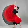 Saia de Prática de Dança Infantil, Saia de Chiffon Reversível de 540 Graus, Dança Clássica, Dança Chinesa, Saia Larga Grande para Meninas
