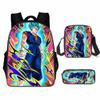 Mochila Nueva de Anime de Dibujos Animados de Dragon Ball de Amazon para Estudiantes de Primaria y Secundaria, Bolsa Escolar, Bandolera, Estuche para Lápices, Set de Tres Piezas