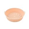 Nova Forma Redonda de Silicone para Assar na Air Fryer, Bandeja para Frango para Micro-ondas, Ferramentas de Cozinha para Assar, Estilo Ins