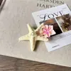 Presilha de Cabelo Estrela-do-Mar Flor de Cerejeira Estilo Fada de Praia de Verão, Acessório de Cabelo com Atmosfera Vibrante de Beira-Mar, Piranha de Férias para Mulheres