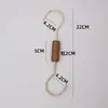 Clips para exhibición de tiendas de ropa y percheros para bufandas, pinzas para tela, ganchos, ganchos en S de madera maciza, círculos decorativos de varios tamaños de color nogal.
