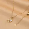 2023 nueva cadena de clavícula elegante de moda diseño de nicho femenino collar de lazo de circón collar versátil para estudiantes