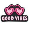 Charms para Zapatos de Clogs de Niña de Mezclilla Rosa Plástico Suave de Goma Blanda Hebilla de Zapato de Plástico Gotita Decoración DIY Accesorios para Zapatos de Jardín Transfronterizo