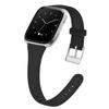 Para Fitbit Versa2/3/4 pulseira de silicone relógio inteligente shrink silicone pulseira de relógio de cor sólida
