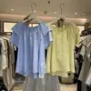 Gordo m 150kg Tamanho Plus Size Estilo Coreano Design Solto Camisa Top com Babados Gola Redonda Manga Curta para Mulheres 2026 Verão Novo Estilo