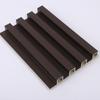 Grelha de Fibra de Bambu PVC Luxo Leve Textura de Madeira Imitação 160 Oca Pequena Placa de Parede Alta com Sulcos Côncavos e Convexos Fabricante Impermeável Parede Interna