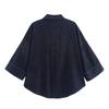 Outono 2025 Novo Europeu e Americano Transfronteiriço Feminino Camisa Jeans de Manga Larga + Calças Retas Terno W103 90138